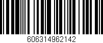 Código de barras (EAN, GTIN, SKU, ISBN): '606314962142'