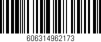 Código de barras (EAN, GTIN, SKU, ISBN): '606314962173'