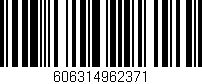 Código de barras (EAN, GTIN, SKU, ISBN): '606314962371'