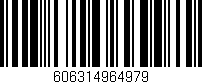 Código de barras (EAN, GTIN, SKU, ISBN): '606314964979'