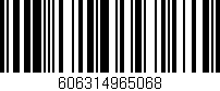 Código de barras (EAN, GTIN, SKU, ISBN): '606314965068'