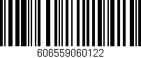 Código de barras (EAN, GTIN, SKU, ISBN): '606559060122'