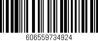 Código de barras (EAN, GTIN, SKU, ISBN): '606559734924'