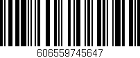 Código de barras (EAN, GTIN, SKU, ISBN): '606559745647'