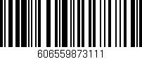 Código de barras (EAN, GTIN, SKU, ISBN): '606559873111'