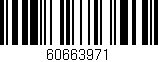 Código de barras (EAN, GTIN, SKU, ISBN): '60663971'
