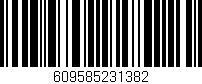Código de barras (EAN, GTIN, SKU, ISBN): '609585231382'