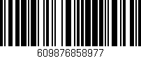 Código de barras (EAN, GTIN, SKU, ISBN): '609876858977'
