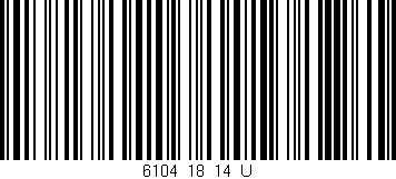 Código de barras (EAN, GTIN, SKU, ISBN): '6104_18_14_U'