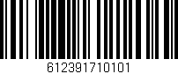 Código de barras (EAN, GTIN, SKU, ISBN): '612391710101'