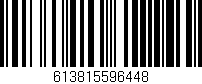 Código de barras (EAN, GTIN, SKU, ISBN): '613815596448'