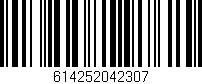Código de barras (EAN, GTIN, SKU, ISBN): '614252042307'