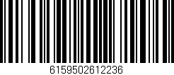 Código de barras (EAN, GTIN, SKU, ISBN): '6159502612236'