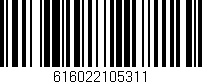 Código de barras (EAN, GTIN, SKU, ISBN): '616022105311'