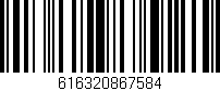 Código de barras (EAN, GTIN, SKU, ISBN): '616320867584'