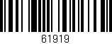 Código de barras (EAN, GTIN, SKU, ISBN): '61919'