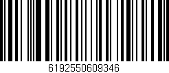 Código de barras (EAN, GTIN, SKU, ISBN): '6192550609346'