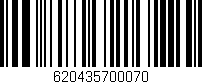 Código de barras (EAN, GTIN, SKU, ISBN): '620435700070'