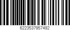 Código de barras (EAN, GTIN, SKU, ISBN): '6223537957492'