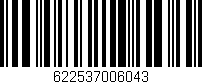 Código de barras (EAN, GTIN, SKU, ISBN): '622537006043'