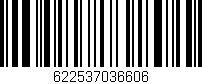Código de barras (EAN, GTIN, SKU, ISBN): '622537036606'