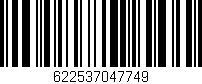 Código de barras (EAN, GTIN, SKU, ISBN): '622537047749'