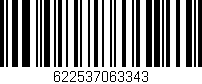 Código de barras (EAN, GTIN, SKU, ISBN): '622537063343'
