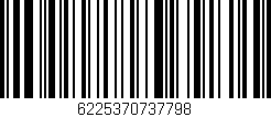 Código de barras (EAN, GTIN, SKU, ISBN): '6225370737798'
