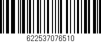 Código de barras (EAN, GTIN, SKU, ISBN): '622537076510'