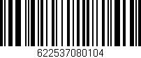 Código de barras (EAN, GTIN, SKU, ISBN): '622537080104'