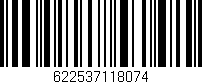 Código de barras (EAN, GTIN, SKU, ISBN): '622537118074'