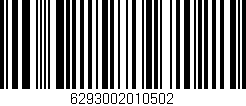 Código de barras (EAN, GTIN, SKU, ISBN): '6293002010502'