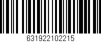 Código de barras (EAN, GTIN, SKU, ISBN): '631922102215'