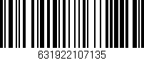 Código de barras (EAN, GTIN, SKU, ISBN): '631922107135'