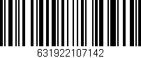 Código de barras (EAN, GTIN, SKU, ISBN): '631922107142'