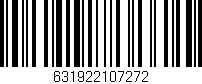 Código de barras (EAN, GTIN, SKU, ISBN): '631922107272'