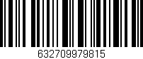 Código de barras (EAN, GTIN, SKU, ISBN): '632709979815'
