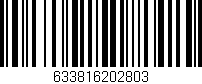 Código de barras (EAN, GTIN, SKU, ISBN): '633816202803'