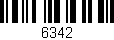 Código de barras (EAN, GTIN, SKU, ISBN): '6342'