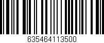 Código de barras (EAN, GTIN, SKU, ISBN): '635464113500'