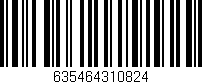 Código de barras (EAN, GTIN, SKU, ISBN): '635464310824'