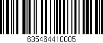 Código de barras (EAN, GTIN, SKU, ISBN): '635464410005'