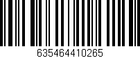 Código de barras (EAN, GTIN, SKU, ISBN): '635464410265'