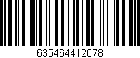 Código de barras (EAN, GTIN, SKU, ISBN): '635464412078'
