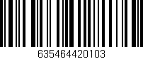 Código de barras (EAN, GTIN, SKU, ISBN): '635464420103'