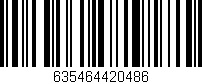 Código de barras (EAN, GTIN, SKU, ISBN): '635464420486'