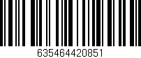 Código de barras (EAN, GTIN, SKU, ISBN): '635464420851'