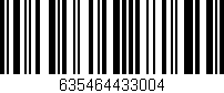 Código de barras (EAN, GTIN, SKU, ISBN): '635464433004'