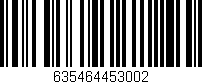 Código de barras (EAN, GTIN, SKU, ISBN): '635464453002'