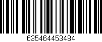 Código de barras (EAN, GTIN, SKU, ISBN): '635464453484'
